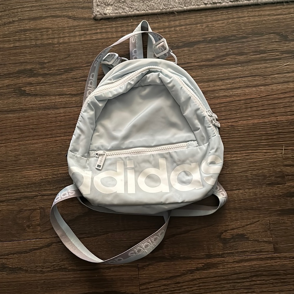blue adidas backpack